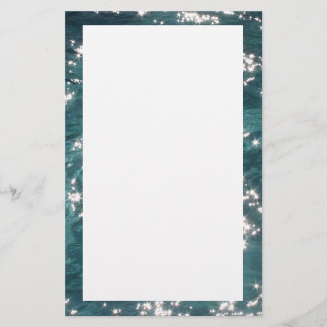 Papelería Fondo acuático de la piscina de agua espumosa (Anverso)