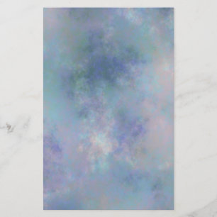 Papelería Fondo brumoso azul púrpura de la acuarela
