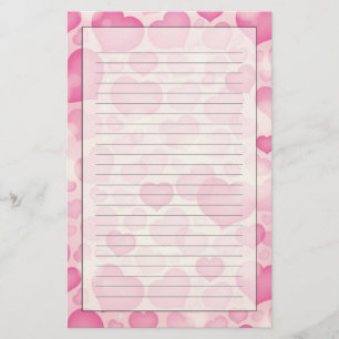 Papelería Fondo con corazones