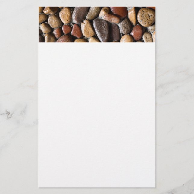 Papelería Fondo de guijarros (Anverso)