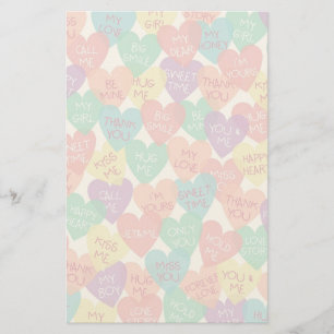 Papelería Fondo de la forma del amor