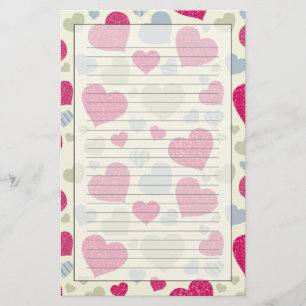Papelería Fondo de los corazones