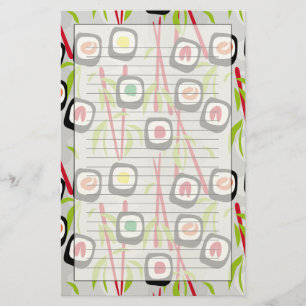 Papelería Fondo de sushi