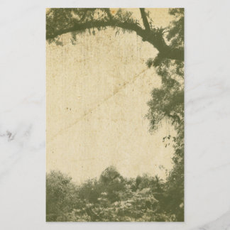 Papelería Fondo del árbol del vintage