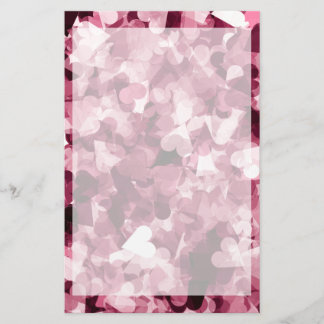 Papelería Fondo del Corazón Rosa Kawaii
