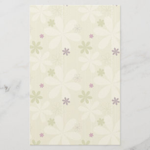 Papelería Fondo floral retro