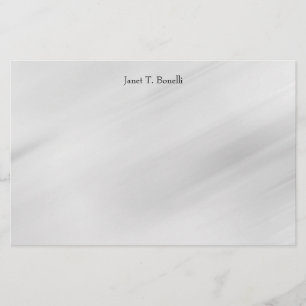 Papelería Fondo Gris Elegante Sencillo Simple Profesional