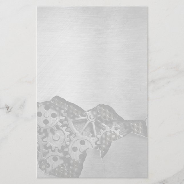 Papelería Fondo metalizado con daño mecánico (Anverso)