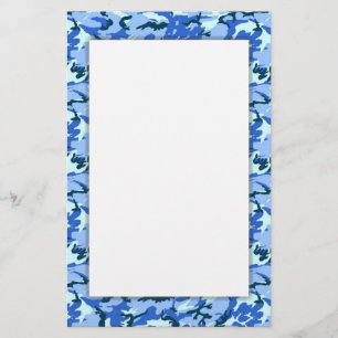 Papelería Fondo militar del camuflaje azul