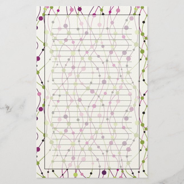 Papelería Fondo multicolor del punto (Anverso)