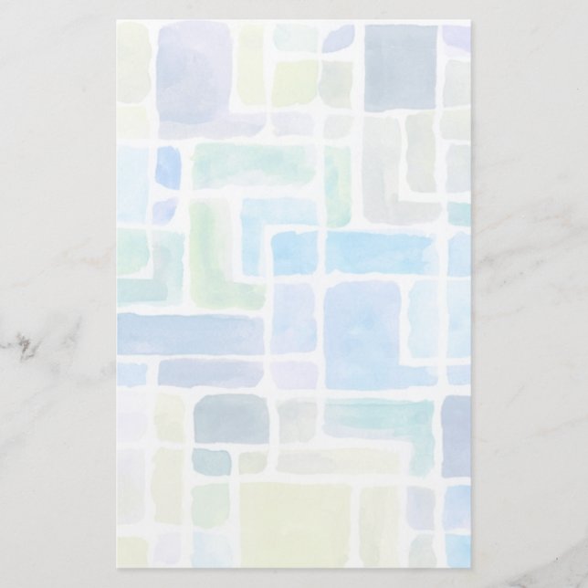 Papelería Fondo pintado extracto de la acuarela (Anverso)