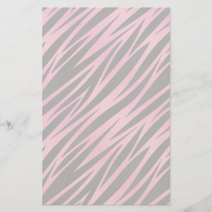 Papelería Fondo rosado de la raya de la cebra