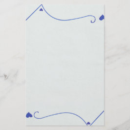 Papelería Fondo superior y del corazón de alternancia