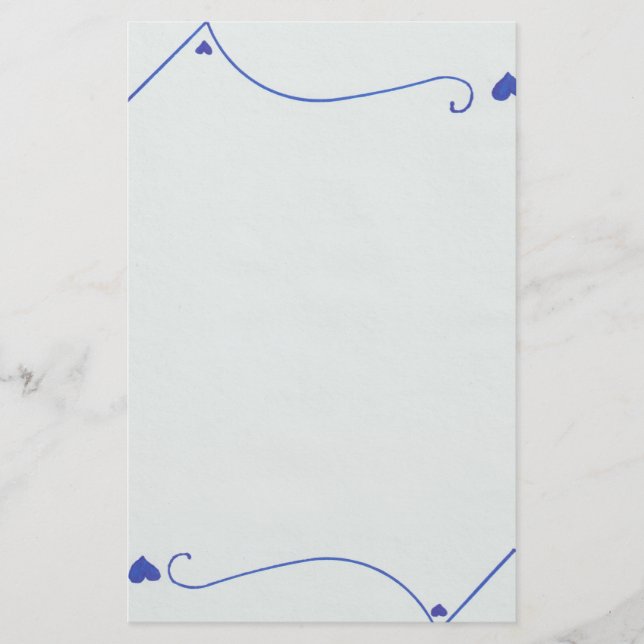 Papelería Fondo superior y del corazón de alternancia (Anverso)