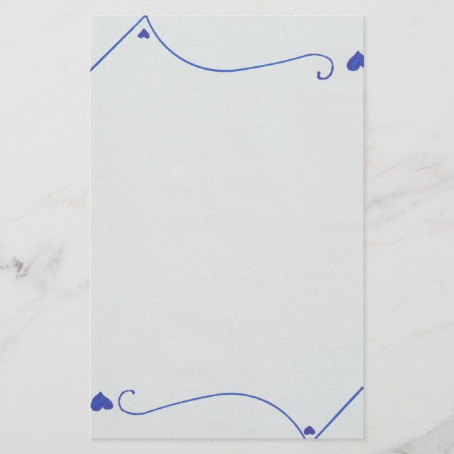 Papelería Fondo superior y del corazón de alternancia (Anverso)