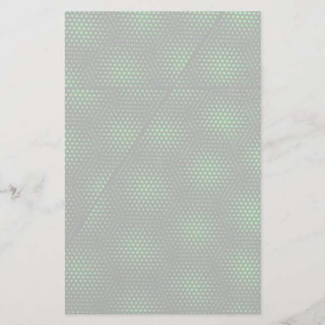 Papelería Fondo verde abstracto (Anverso)