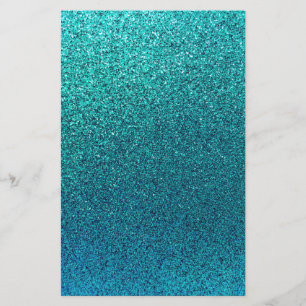 Papelería Fondo verde azulado del purpurina de las azules