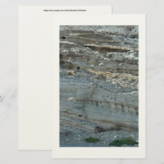 Papelería Formación de roca espectacular (Anverso / Reverso)