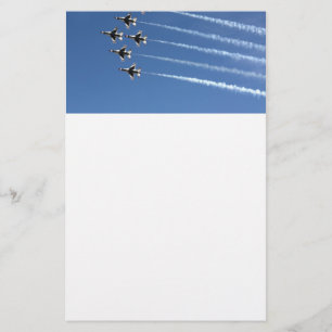 Papelería Formación delta F-16 Thunderbirds