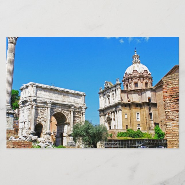 Papelería Foro romano (Anverso)