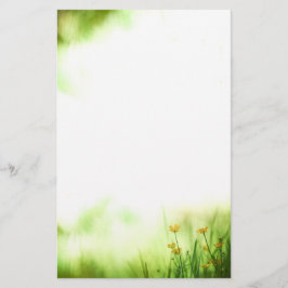 Papelería Foto natural de las flores amarillas