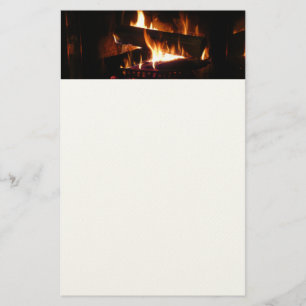 Papelería Fotografía de la escena de invierno cálida de la c