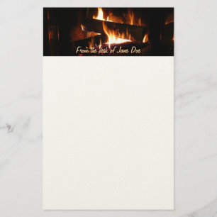 Papelería Fotografía de la escena de invierno cálida de la c