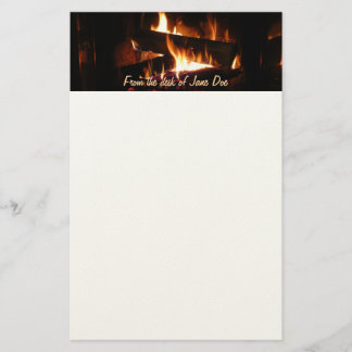 Papelería Fotografía de la escena de invierno cálida de la c