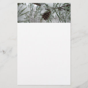 Papelería Fotografía de la naturaleza del invierno de la ram