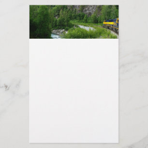 Papelería Fotografía de vacaciones en tren Denali Express Al