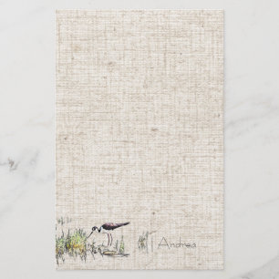 Papelería Fotografía del animal de la fauna de los pájaros
