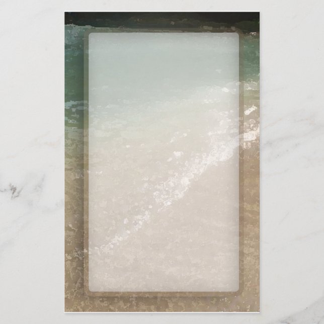 Papelería Fotografía oceánica (Anverso)