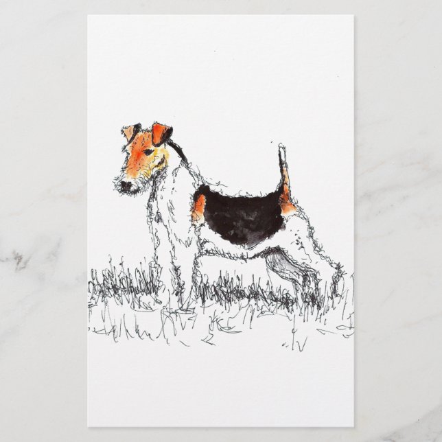 Papelería Fox Terrier (Anverso)