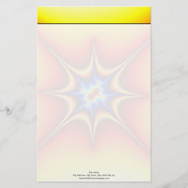 Papelería Fractal Emblem - Arte fractal (Anverso)