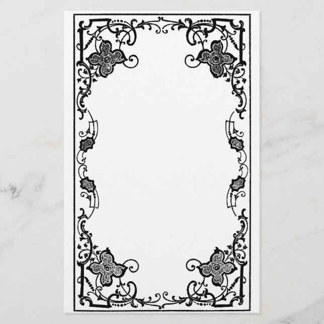 Papelería Frontera del Victorian inmóvil (Anverso)