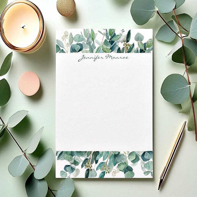 Papelería Frontera Eucalyptus personalizada (Subido por el creador)