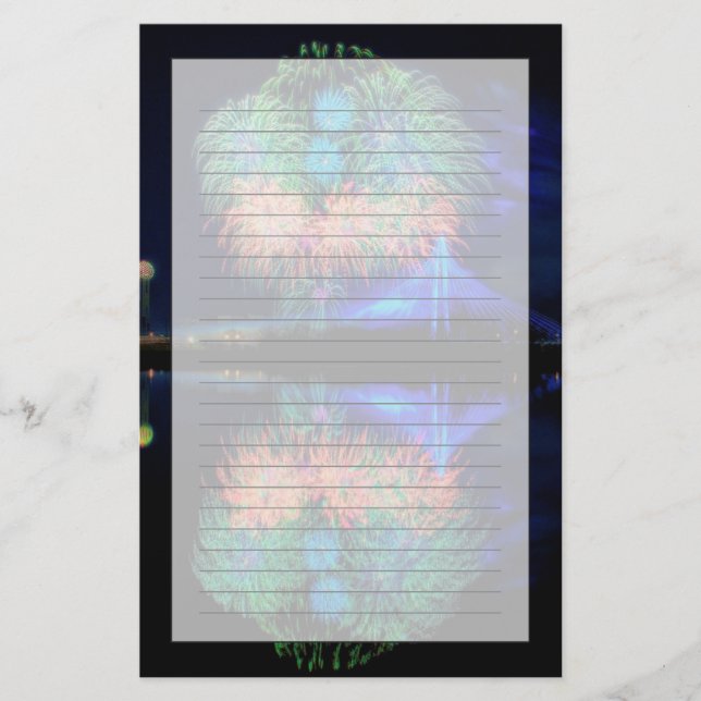 Papelería Fuegos artificiales (Anverso)