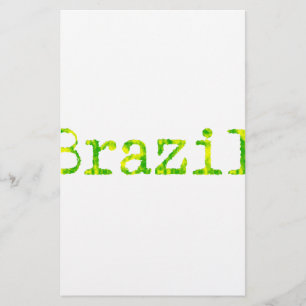 Papelería Fuente verde y amarilla de Brasil