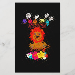 Papelería Funny Baby Lion King: Diseño de Arte Hakuna Matata