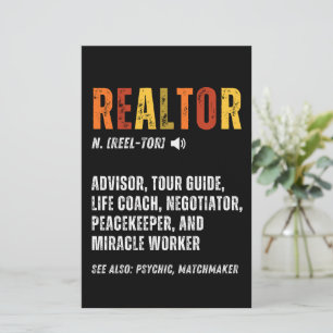 Papelería Funny Real Estate Broker Realtor