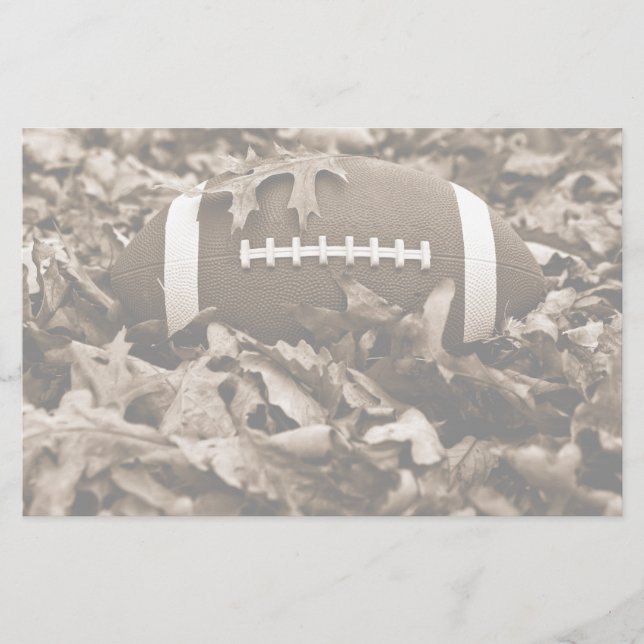 Papelería Fútbol en sepia (Anverso)