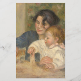 Papelería Gabrielle y Jean (por Pierre-Auguste Renoir)