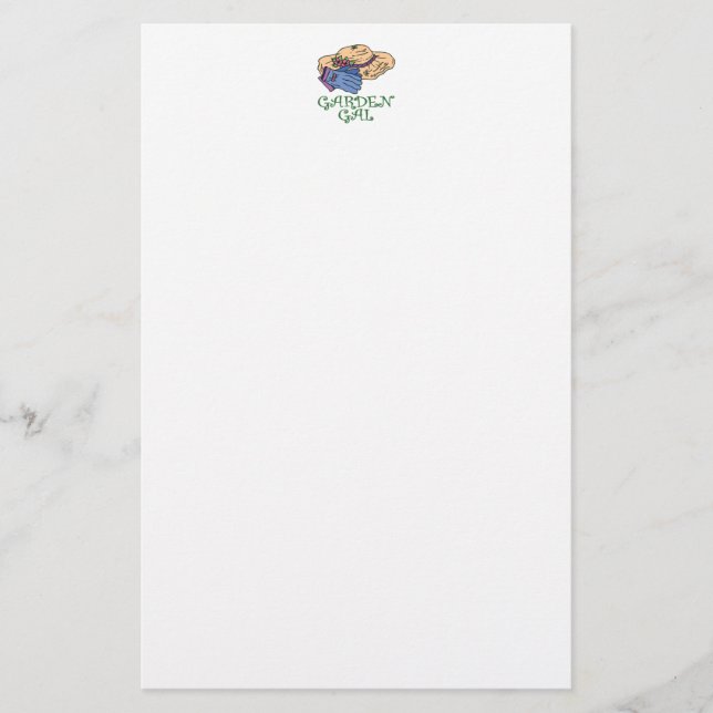 Papelería Gal de jardín (Anverso)