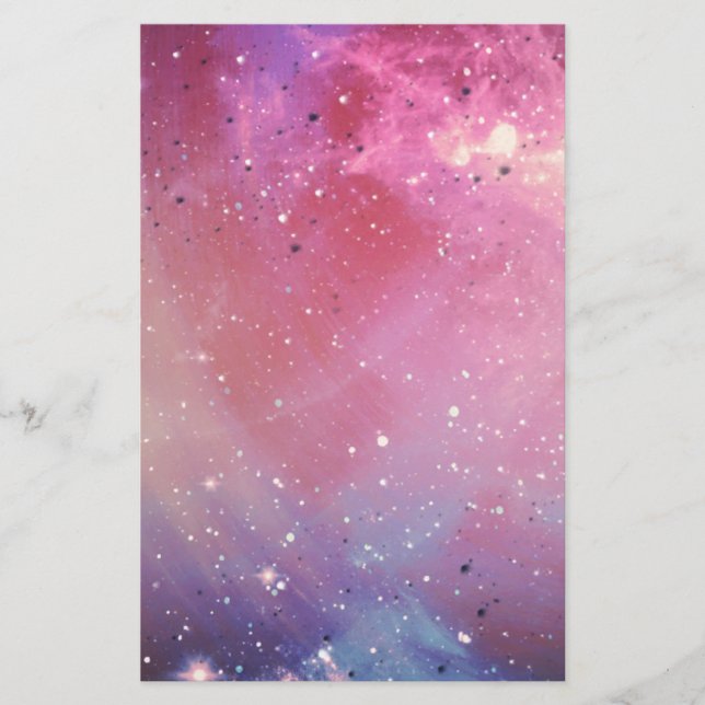 Papelería Galaxia roja (Anverso)