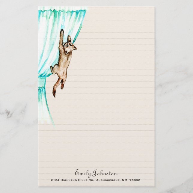 Papelería Gatito en los efectos de escritorio del (Anverso)