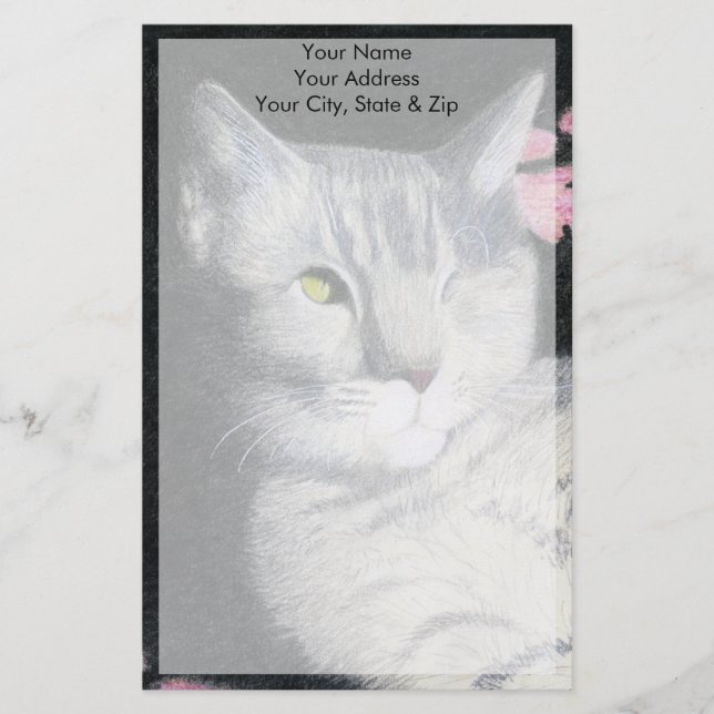 Papelería Gato de tabla (Anverso)