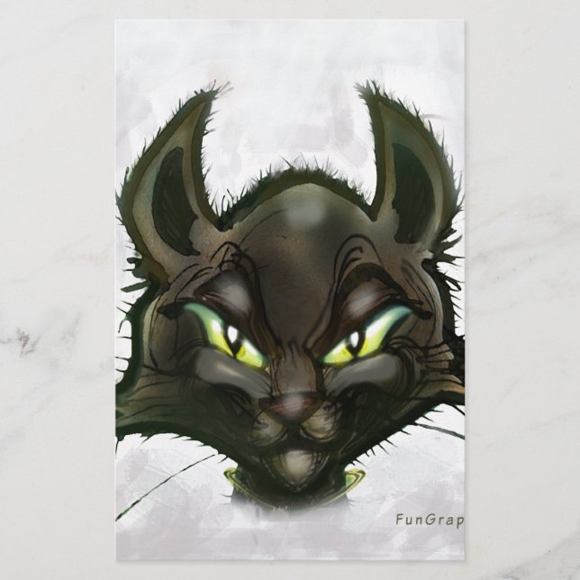 Papelería Gato negro (Anverso)