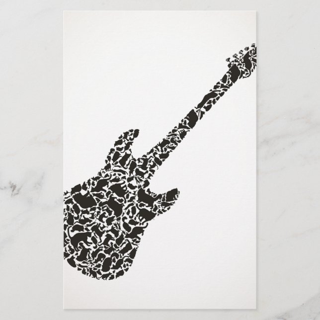 Papelería Gato una guitarra (Anverso)