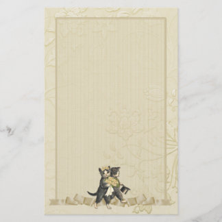 Papelería Gatos bodas - Marfil