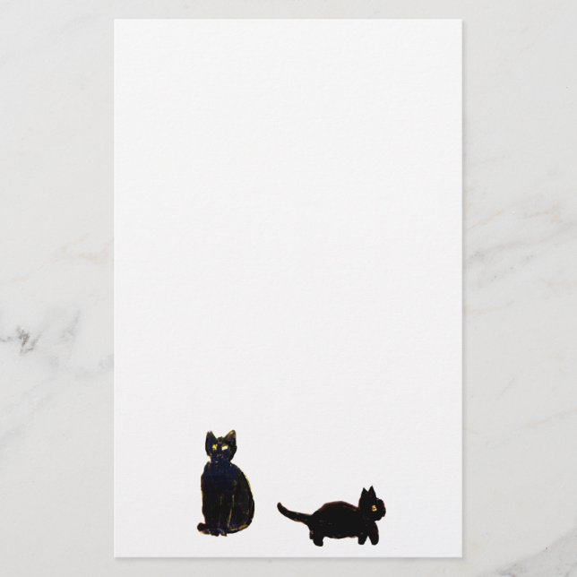 Papelería Gatos negros con sabor a gatito (Anverso)
